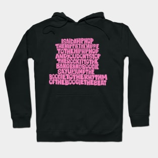 „Rapper's Delight“ Old School Graffiti Design Hoodie